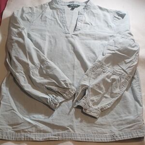 Ralph Lauren Light Blue Blouse Size L/G
